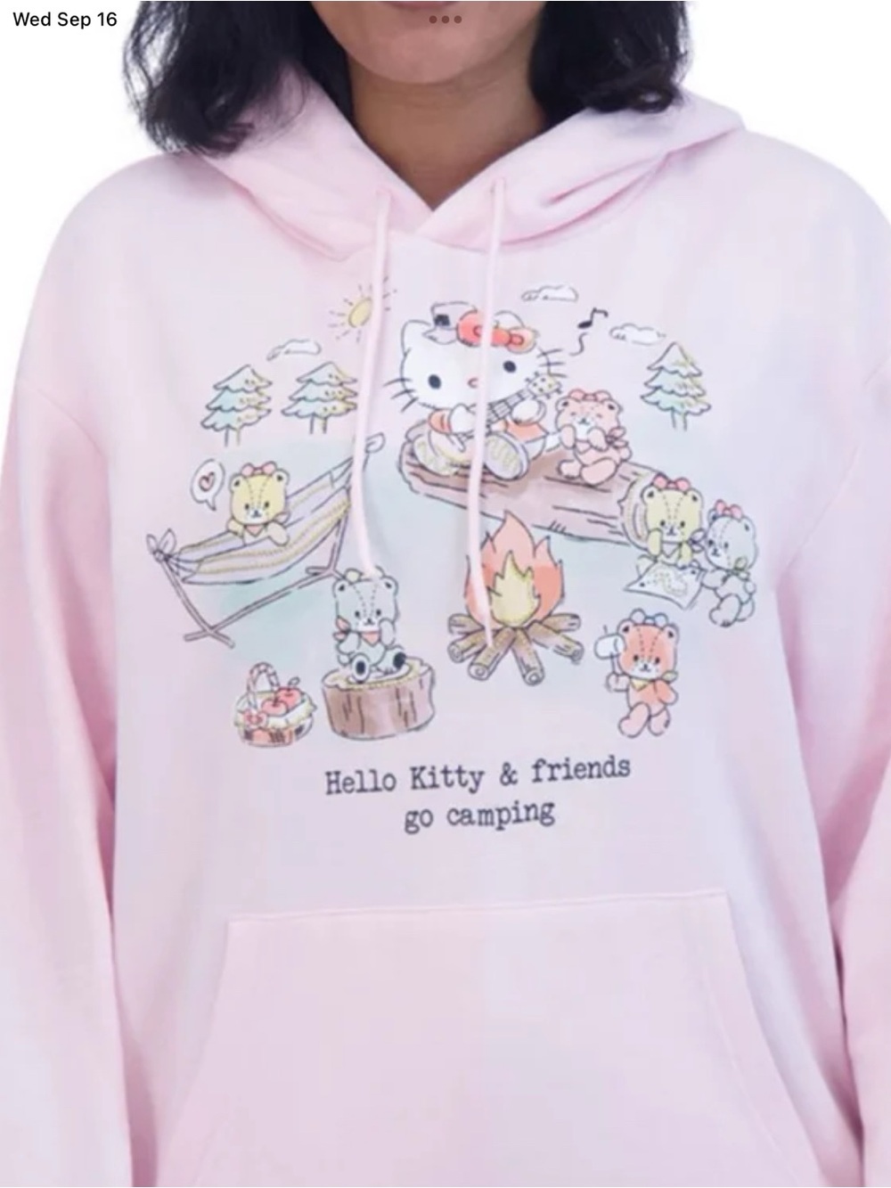 Sanrio Hello Kitty & Friends "Go Camping" Pullover Hoodie